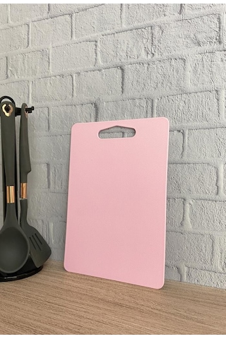 Kesme Tahtası Plastik Pembe 21x31 cm
