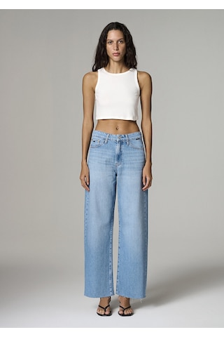 Mavi - Genova Classic Denim Puslu Açık Mavi Jean Pantolon 1021023-a3164