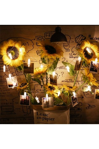 Vıp 2 Metre Pilli Mandal Led Işık Dekoratif Romantik Mandal Işık Gün Işığı Led Işık Pilli Led Işık Gün Işığı