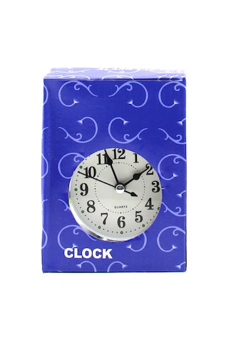 Twin Bell Alarm Clock Bgc-7 Yuvarlak Masa Çalar Saat - Metal Eskitme Kasa, Pilli Ve Işıklı, 8 Cm Diğer