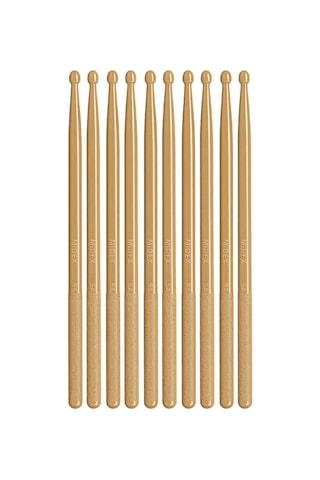Midex Gfk-901wd-5x Pro 5a Profesyonel Kırılmaz Baget Fiber Karbon Drumsticks Ahşap Renkli Bateri Bageti 5 Çift
