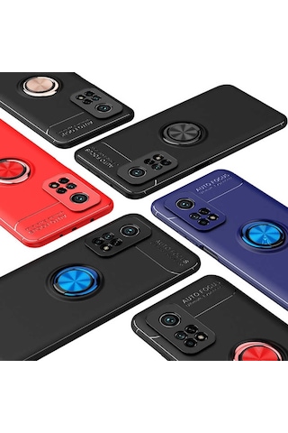 Xiaomi Mi 10T Pro 5G Kilif Yüzüklü Magnetli Ravel Case 389753209