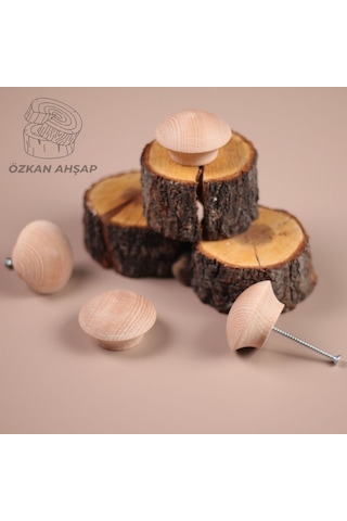 Ahşap Kulp Lüks Country Mutfak Mobilya Dolap Çekmece Kulbu Sofia Naturel Ahşap