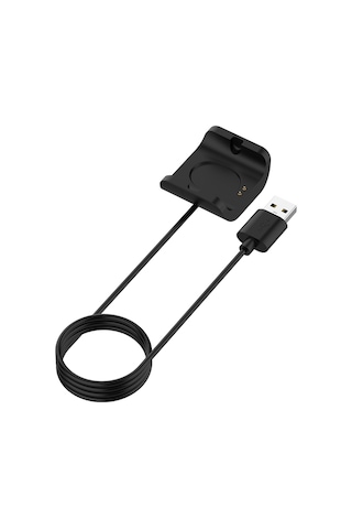 Springsun Amazfit Bip S/1s/a1805/a1916 İçin 1 Metre Siyah Usb 2.0 Şarj Kablosu Pc+pvc Malzeme, 5v Giriş/çıkış