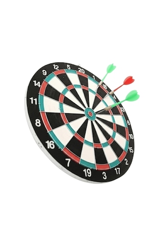 Dart Tahtası 17 İnç Profesyonel Dayanıklı Yapı 4 Metal Ok