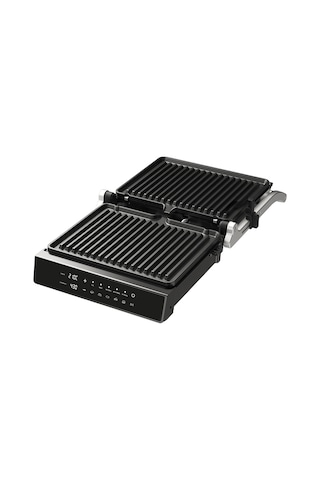 Sinbo SSM-2596 2000 W Dijital Ekranlı Sıcaklık Ve Zaman Göstergeli Döküm Plakalı Izgara Ve Tost Makinesi