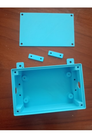 Elektronik Proje Kutusu 112 72 37 Mm 3 Renk Beyaz Siyah Mavi