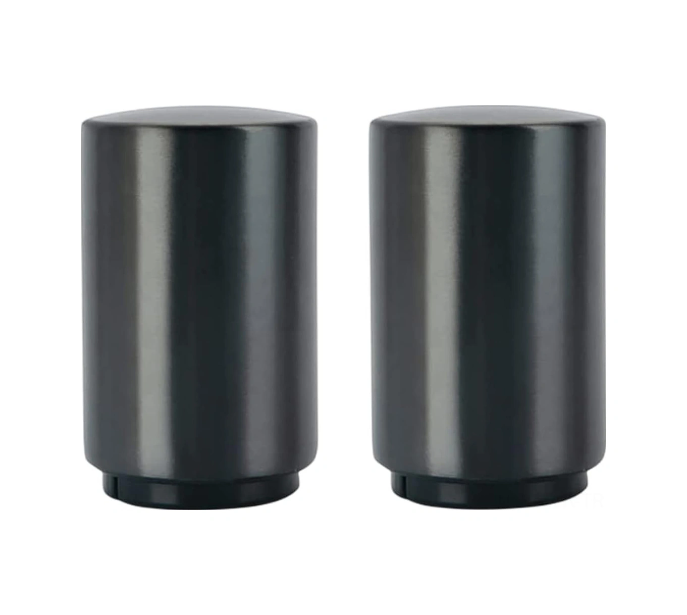 Xindoker Stainless Steel Otomatik Manyetik Basma Şeklinde Şişe Açıcı Siyah, 2 Adet Siyah