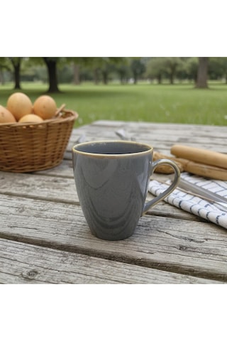Seramik Kahve Kupası Gri