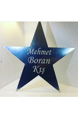 Isme Özel Yıldız Magnet, Isme Özel Ham Yıldız Pleksi