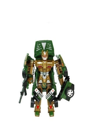 Transformers Conversion Dönüşebilen Robot Araba Yeşil
