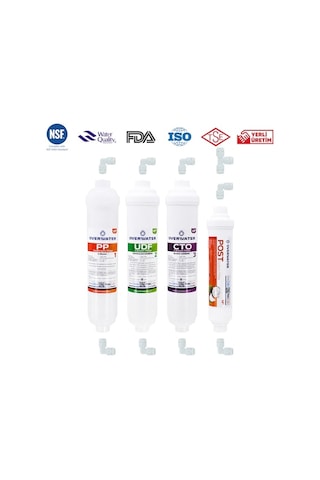 Kapalı Kasa Su Arıtma Cihazı Filtresi 4 Lü Filtre Seti Membransız