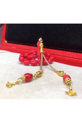 Pembe Orijinal Beyzi Model Katalin Tesbih