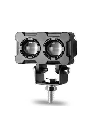 Beyaz Sarı Led Robot Çift Göz Off Road, Motosiklet Sis Farı Çalışma Lambası 12-24v 50w