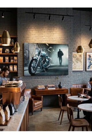 Tablo 60x90 Cm Büyük Boy Kafe Ve Salon Hediyelik Duvar Aksesuarı 6. Model