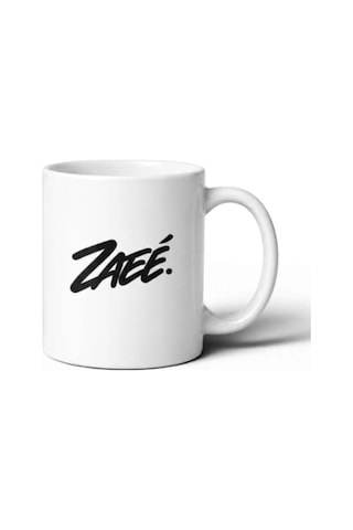 Signature Ceramic Mug Beyaz