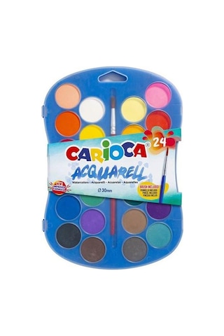 Carioca Sulu Boya 30 Mm Fırçalı 24 Lü