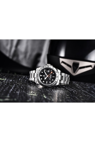 Pagani Design Pd-1682 Explorer Iı Erkek Gmt Otomatik Mekanik Saat 100m Su Geçirmez Safir Paslanmaz Çelik Saatler Siyah Diğer