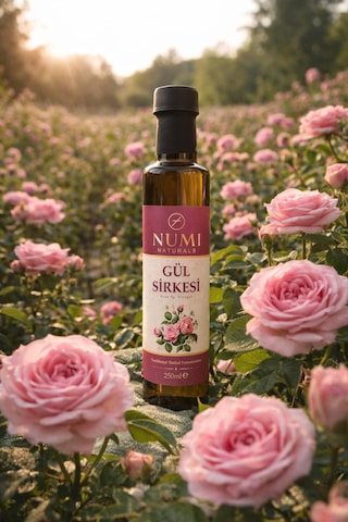 Gül Sirkesi Premium Doğal Fermantasyon 250ml