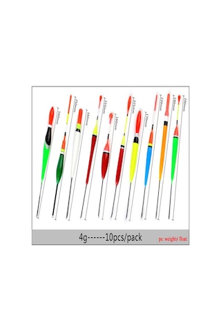 Balıkçılık Şamandıra 10 Adet/paket Çok Renkli Şamandıra Pesca Barguzinsky Köknar Şamandıra 3g-5g Sazan Balıkçılık Aksesuarları 5g