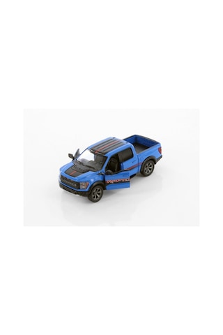Kinsmart 2022 Ford F-150 Raptor Pickup Truck Livery Edition Mavi