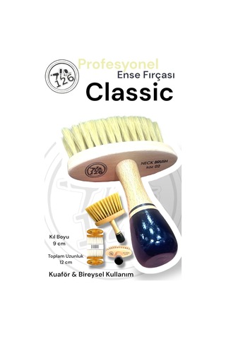 126 Klasik Ense Temizleme Fırçası & Kıl Temizleme Fırçası Neck Brush