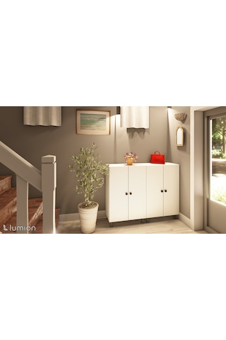 Atlas Çok Amaçlı Mutfak Banyo Ayakkabılık Dolabı 137 Cm