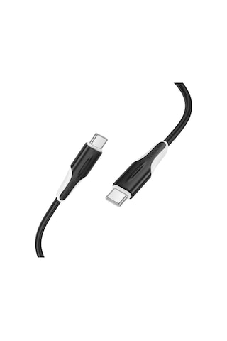 Borofone Bx119 Yeni 60w Usb-c / Tip-c Usb-c / Tip-c Hızlı Şarj Veri Kablosu, Uzunluk: 1m Siyah