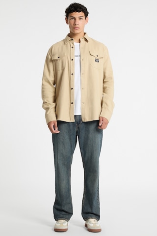 Erkek Uzun Kol Cepli Gömlek - Bej Bej