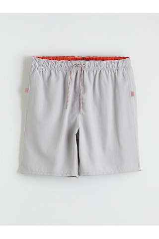 Lcw Swımwear Gri Diz Hizası Boy Erkek Deniz Şortu