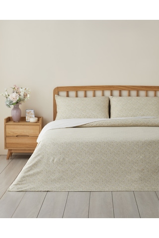 English Home Petty Chic Kolay Ütülenir Çift Kişilik Nevresim Seti 200x220 Cm Açık Sarı Açık Sarı