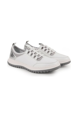 Libero Lz5911 Esnek Çorap Yakalı Hafif Eva Tabanlı Antik Kadın Sneaker Beyaz