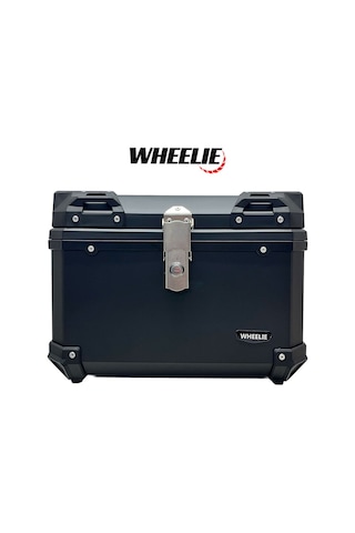 Xt577-b 55 Litre Motosiklet Arka Çanta Siyah Su Geçirmez Abs Üniversal Siyah