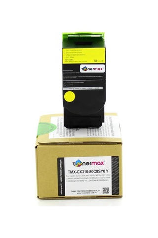 Tonermax Lexmark 80C8Sy0 Sarı Uyumlu Toner / Cx310 / Cx410 / Cx510