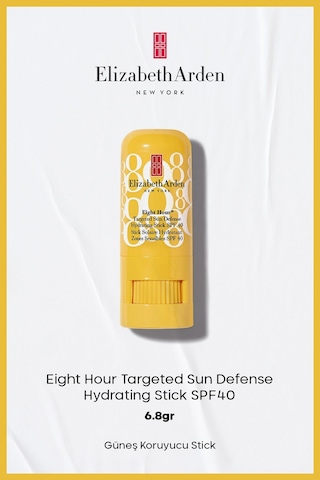 Elizabeth Arden Eight Hour Targeted Sun Defense Hydrating Yüksek Koruma Nemlendirici Bölgesel Stick Güneş Kremi SPF40 6.8 G﻿﻿
