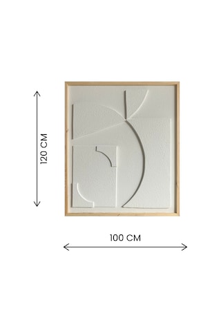 Dekoratif Minimal, 3d Kum Dokulu El Yapımı Soyut Tablo, Evinize Derinlik Katın-57501