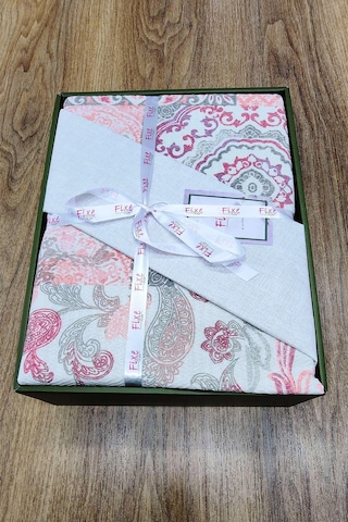 Saldo Bej Tek Kişilik Pike Takımı %100 Pamuk, Lastikli Çarşaflı Bej