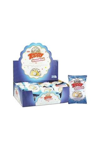 Today Snowball Sütlü Kek 35 Gr. 24 Adet (1 Kutu)