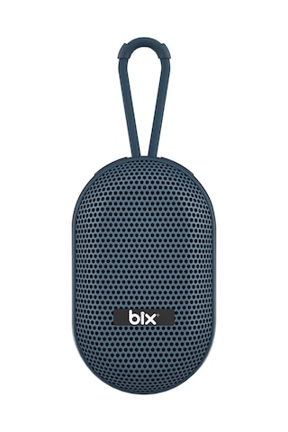 Bix Bxws01 Bluetooth 6.0 Ipx4 Suya Dayanıklı 8w Taşınabilir Hoparlör Microsd & Usb Destekli Speaker Mavi