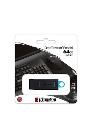 Kingston DTX 64 GB USB 3.2 Flash Bellek