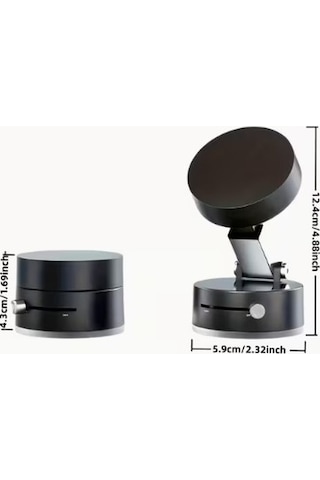 Lunaev Mıknatıslı Katlanabilir Telefon Tutucu - Torpido Ve Cam Uyumlu