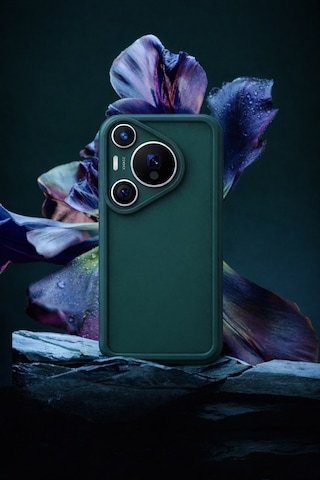 Huawei Pura 80 Pro Ve Pura 80 Pro Plus Uyumlu Kamera Çıkıntılı Mat Silikon Telefon Kılıfı Resimdeki