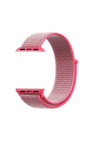 Microsonic Apple Uyumlu  Watch SE 2022 40 MM Hasırlı Kordon Woven Sport Loop