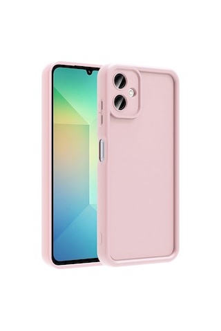 Galaxy A06 Uyumlu Kılıf Kamera Korumalı Sys Ananas Kapak - Pembe Pembe