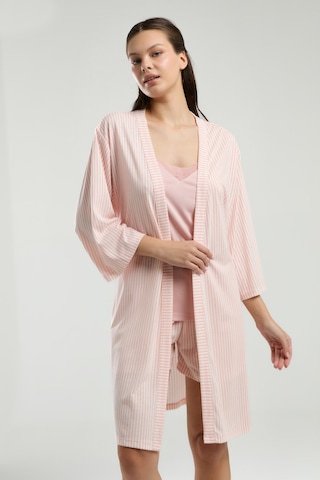 Pierre Cardin Kadın Pembe Sabahlık Takım Pembe