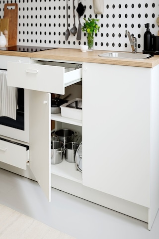 Ikea Beyaz Fonksiyonel Mutfak Dolabı 180 Cm