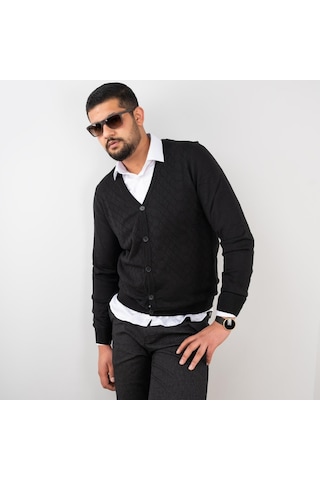 San&Fa Slimfit Erkek Triko Hırka