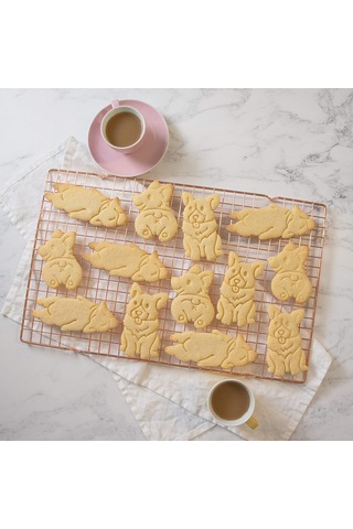 Çizgi Film Karakterli 3 Parçalı Beyaz Plastik Kek Kalıbı Diğer