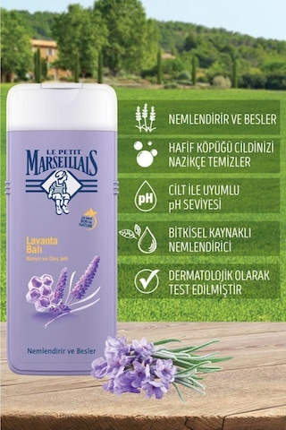 Le Petit Marseillais Lavanta Balı Banyo ve Duş Jeli 400 ML