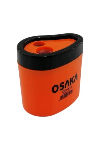 Osaka Turuncu Çift Hazneli Damla Şekilli Kalemtraş